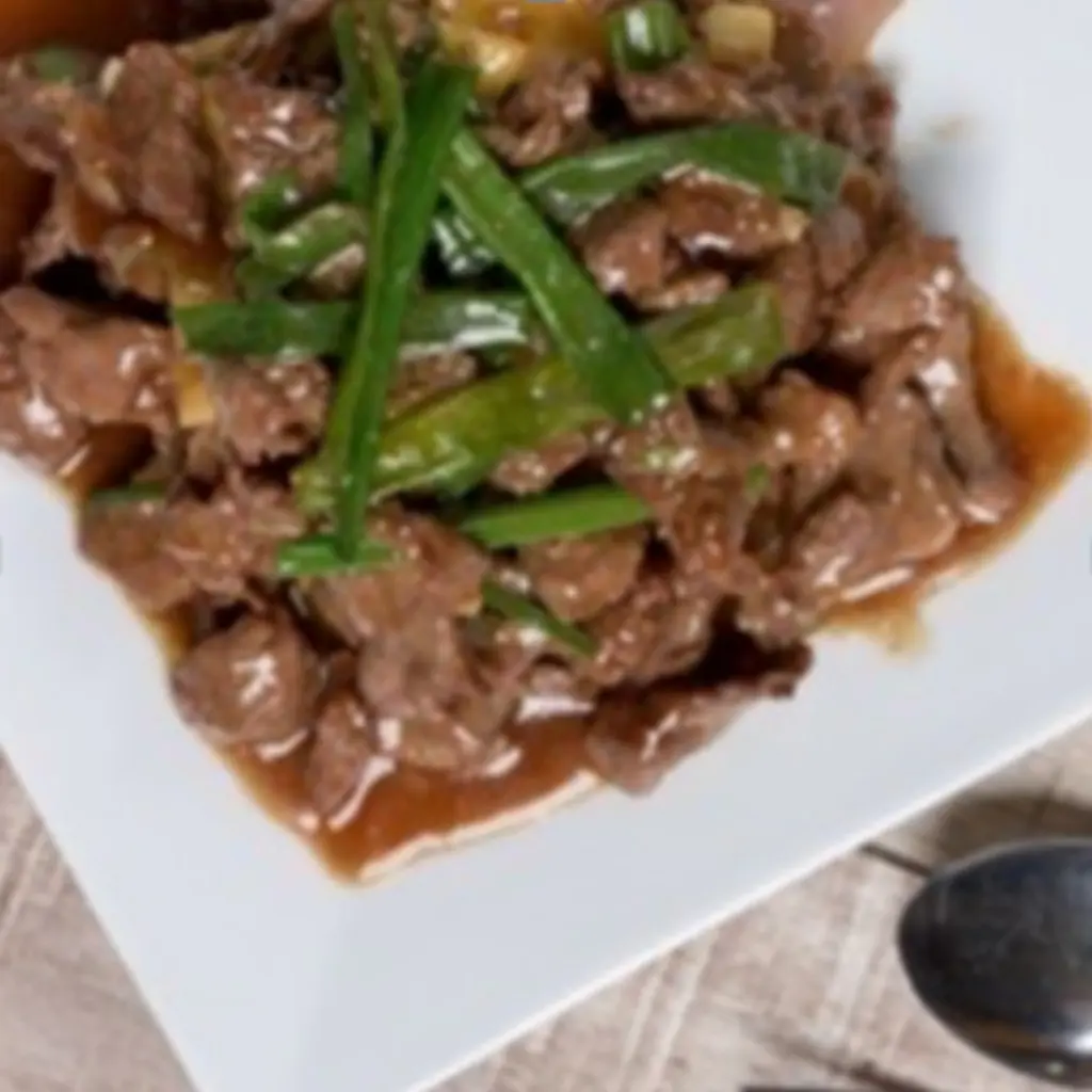 Stirfry Beef With Ginger Onion